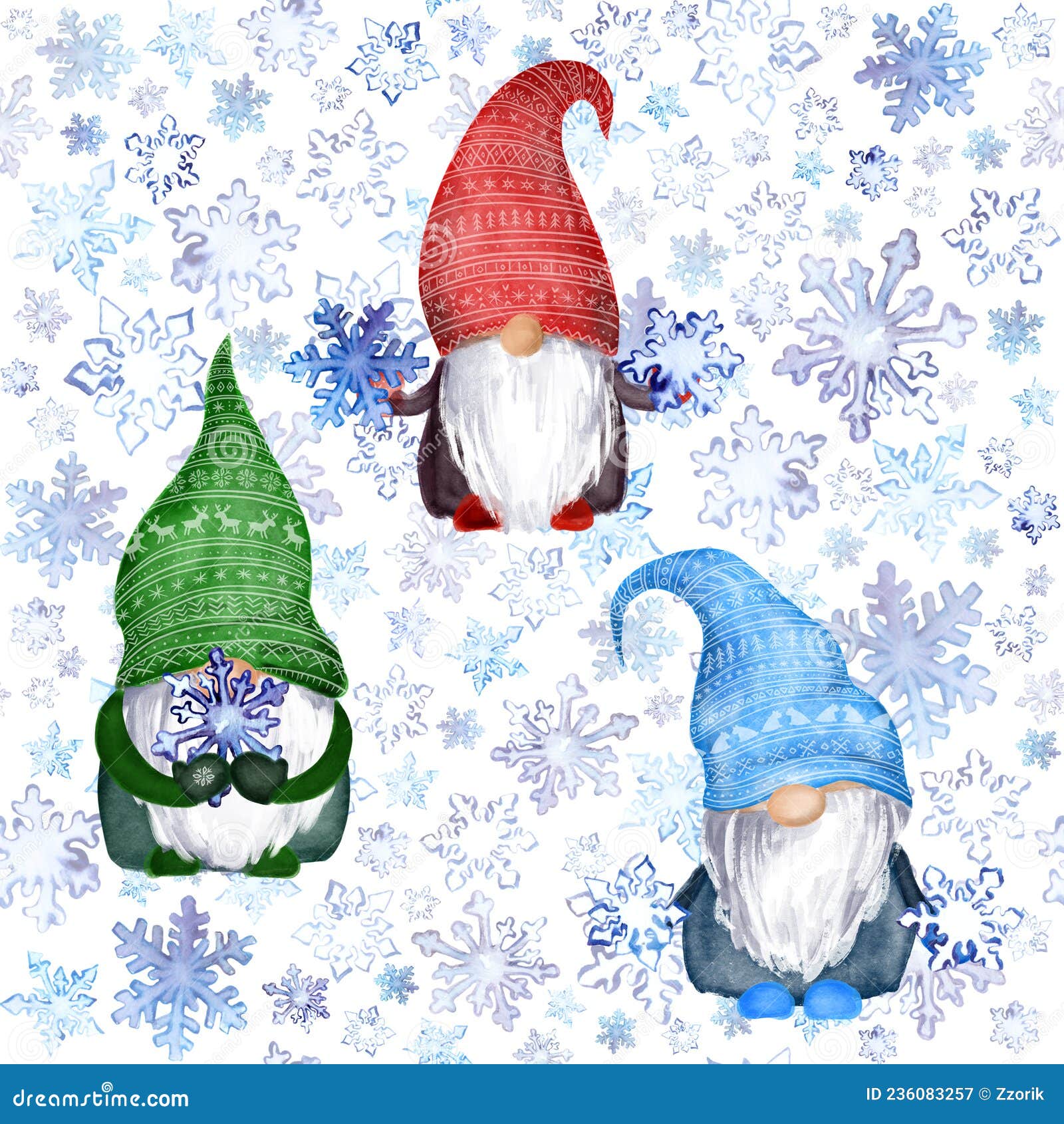 https://thumbs.dreamstime.com/z/gnomes-snowflakes-hands-seamless-pattern-snow-winter-flakes-watercolor-christmas-gnome-dwarves-repeated-backdrop-beautiful-236083257.jpg