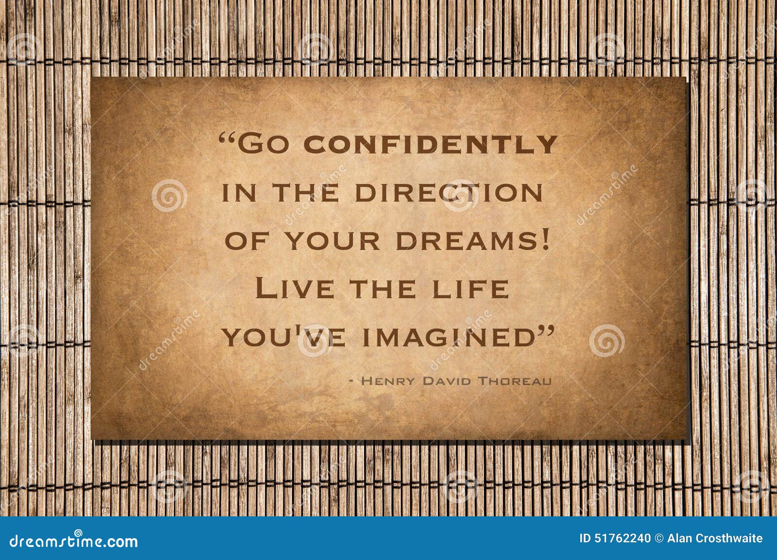 Go Confidently Henry David Thoreau Stock Photo Image Of Success Dreams