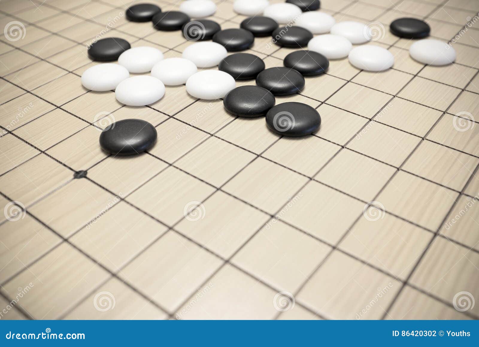 go game or weiqi chinese board game