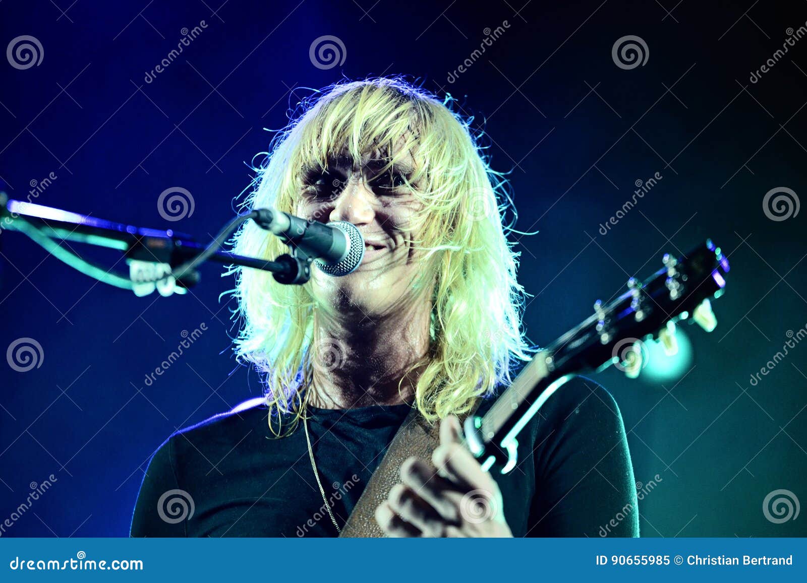 Go Go Berlin Band Live Performance at Bime Festival Editorial Image