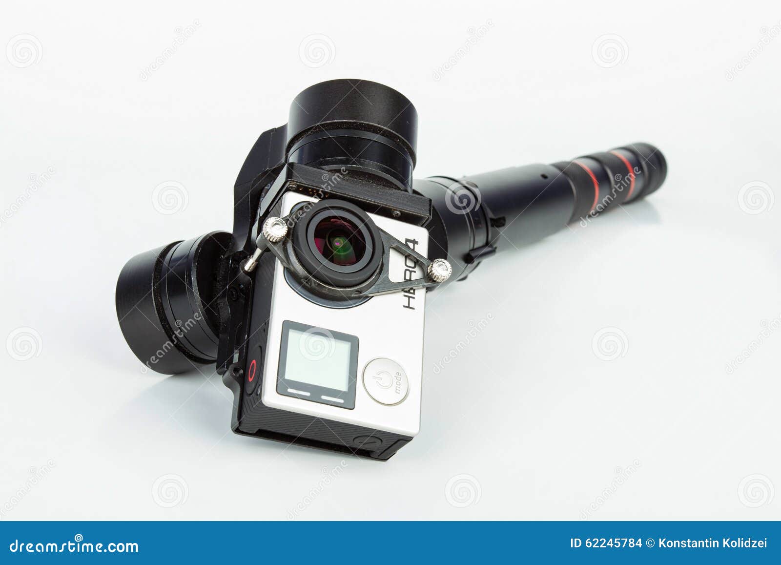 Go Pro Hero 4 Black Edition with Gimbal. Editorial Stock Image ...