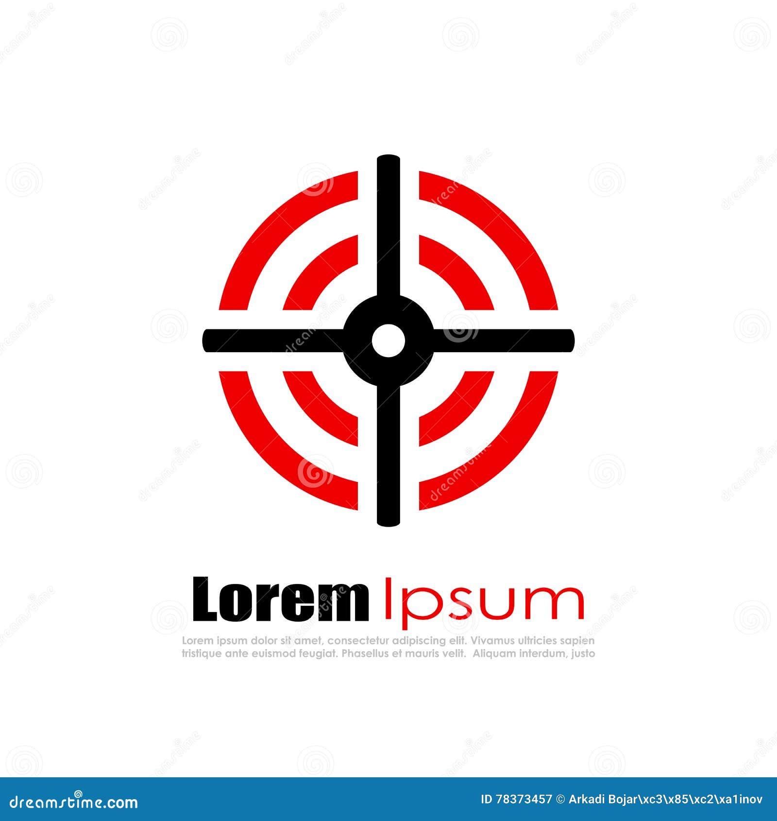 Goal abstract logo stock vector. Illustration of accuracy 78373457