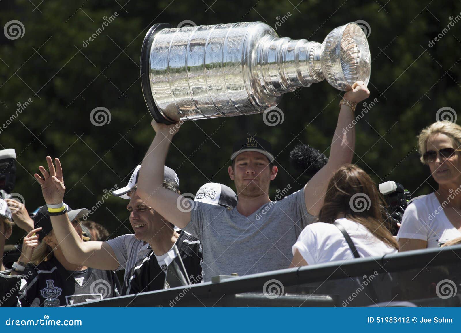 Marian Gaborik, Mike Richards and Jeff Carter at LA Kings 2014 Stanley Cup  Victory Parade, Los Angeles, California, USA Editorial Stock Image - Image  of national, victory: 51982569