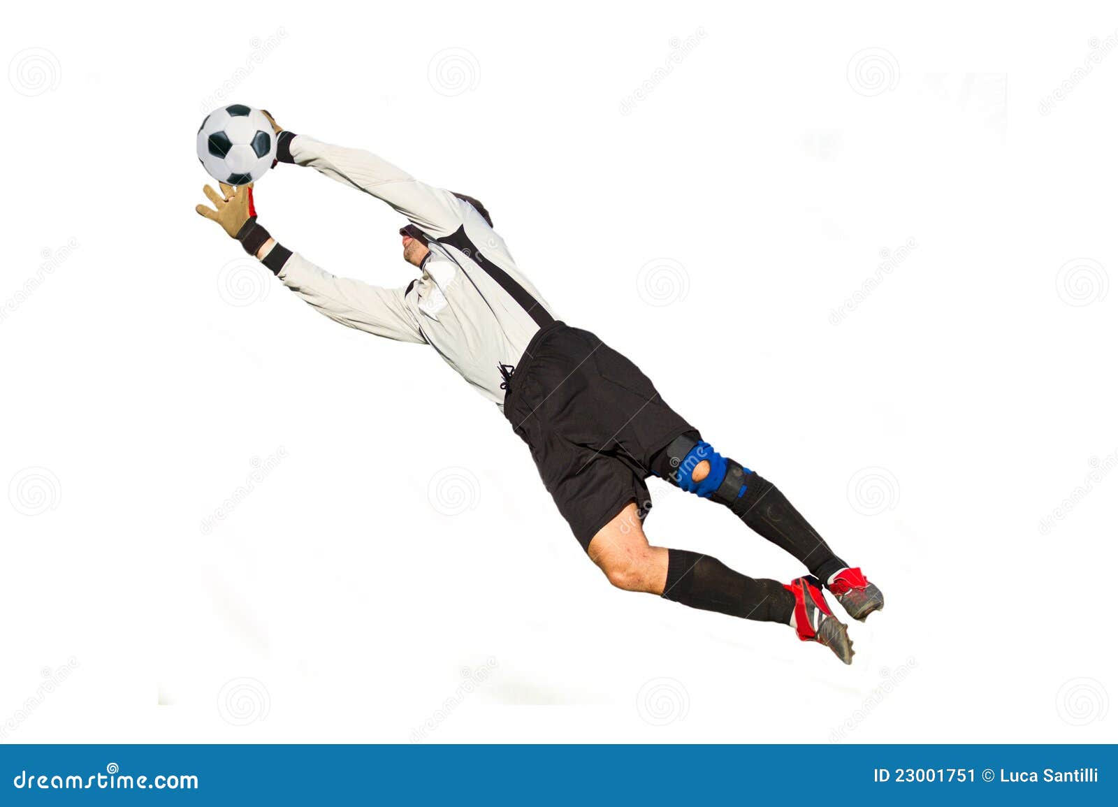 Goalkeeper stock image. Image of playing, face, kick 23001751