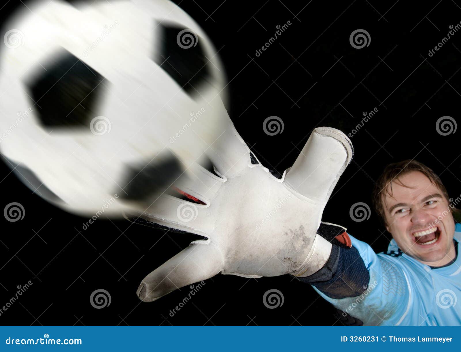 Goalkeeper stock image. Image of emotion, hand, action 3260231