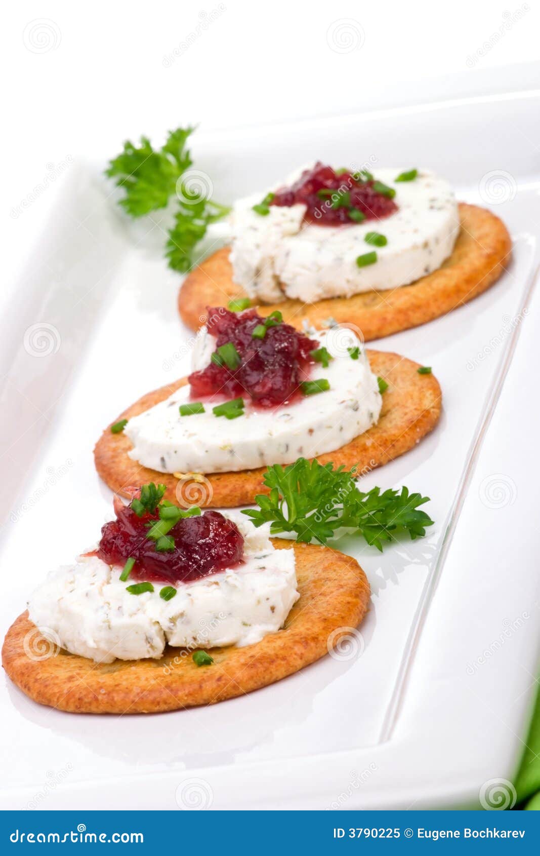 Goat cheese canapes stock image. Image of organic, prepared 3790225