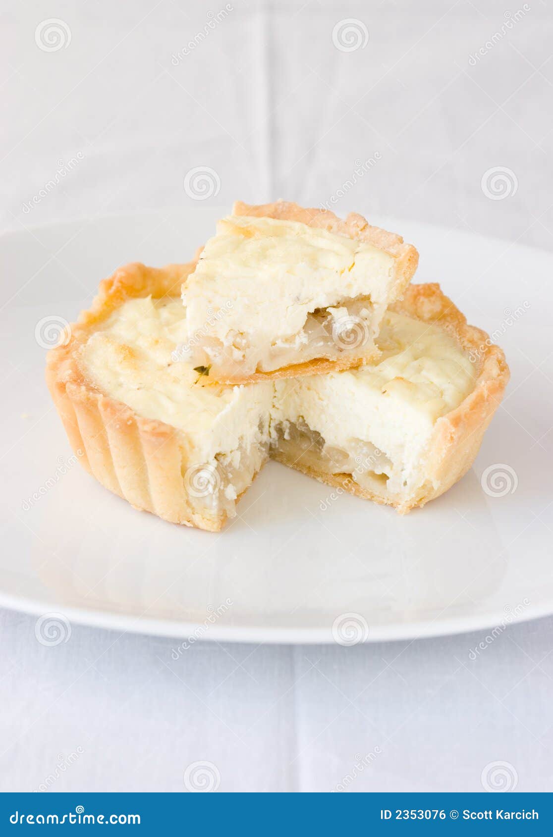 Goat cheese tart stock photo. Image of crust, brunch, breakfast 2353076