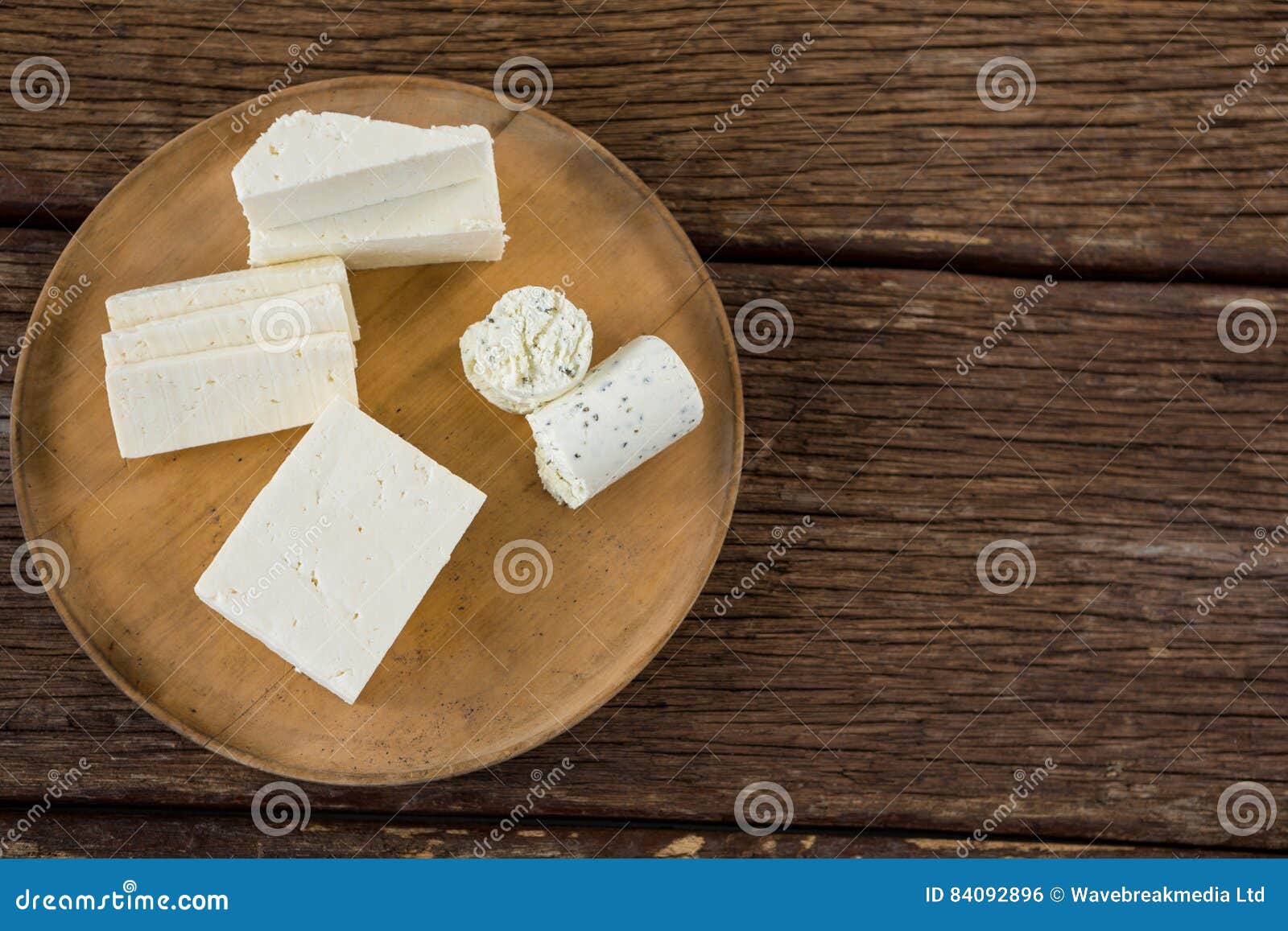 Goat Cheese on Wooden Board Stock Photo Image of healthy, variation 84092896