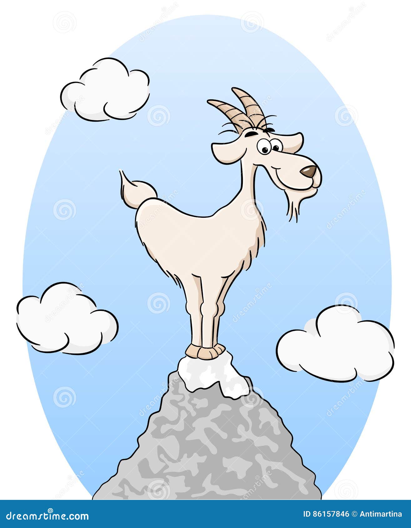 billy goat cartoon