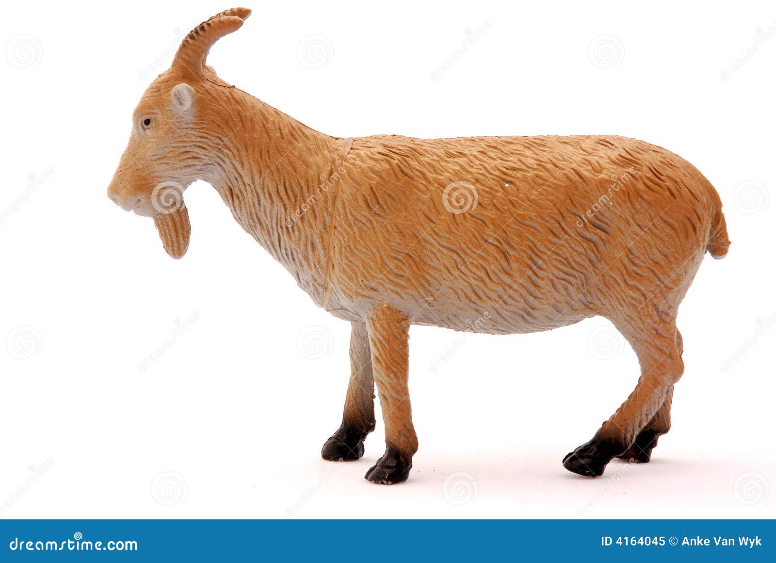 Goat toy stock image. Image of stands, mammals, background 4164045