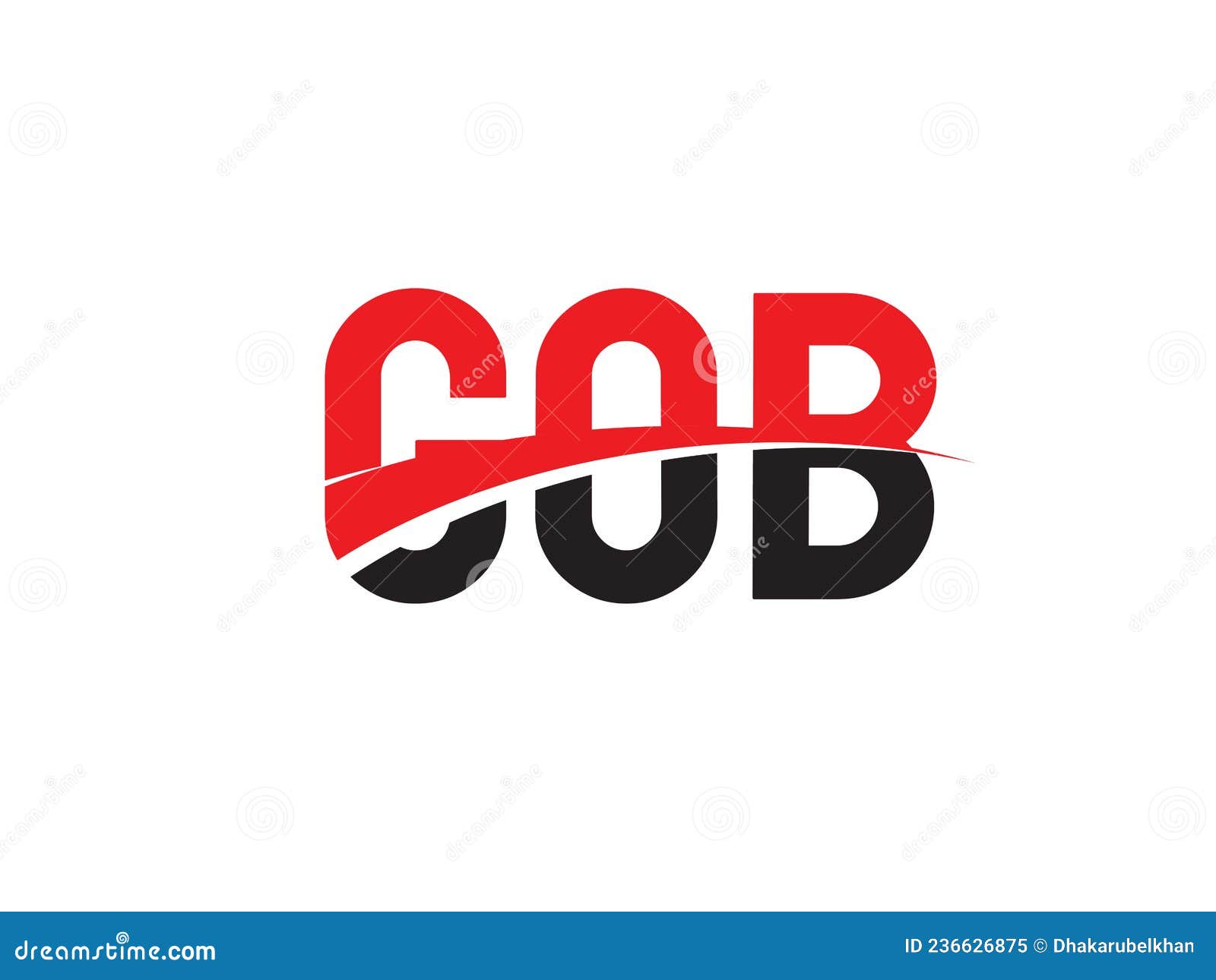 gob letter initial logo   