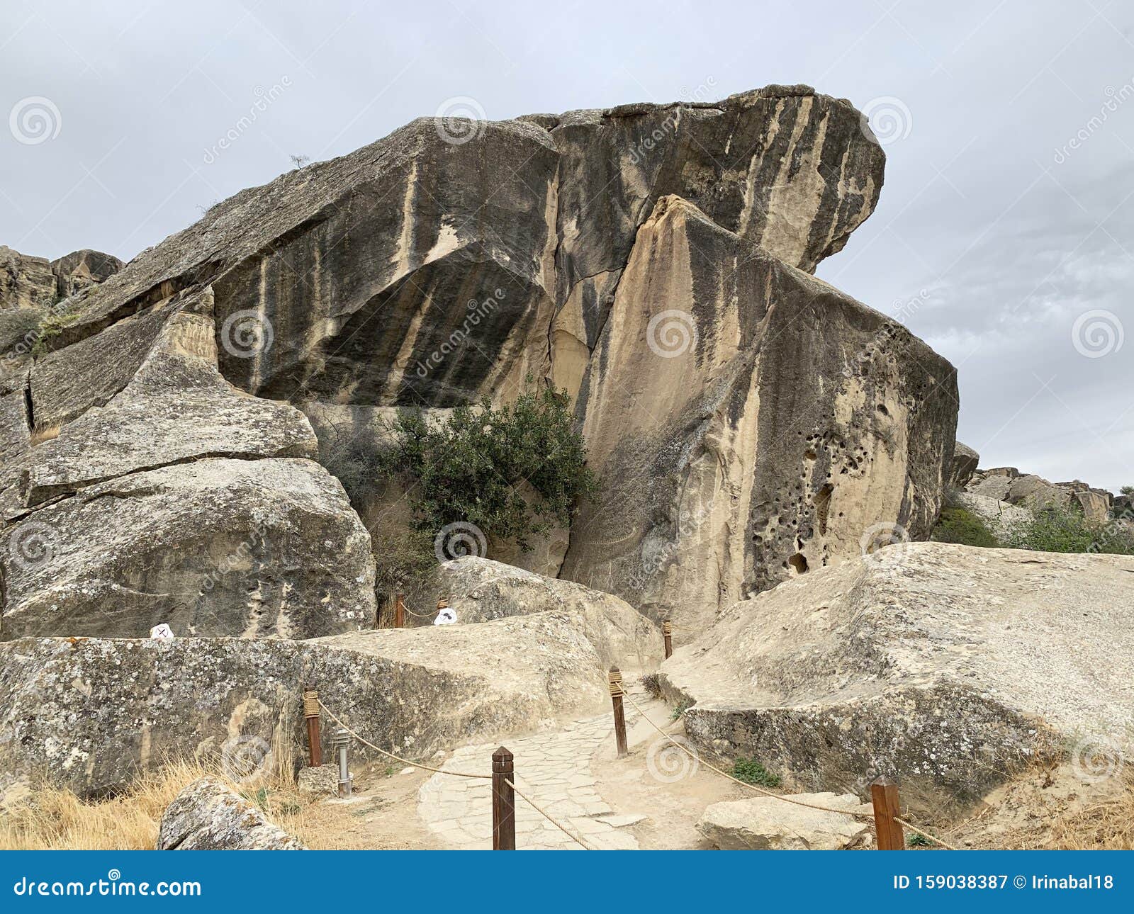 Gobustan, Azerbaijan, September, 11, 2019. the Territory of the ...