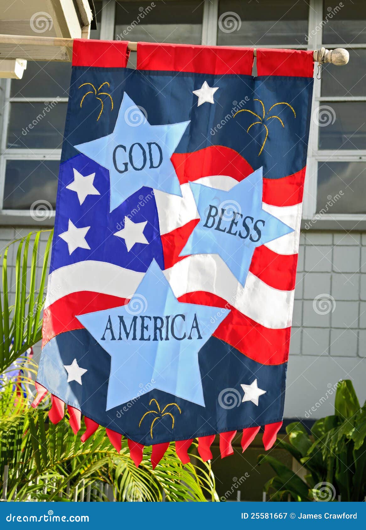 god bless america flag