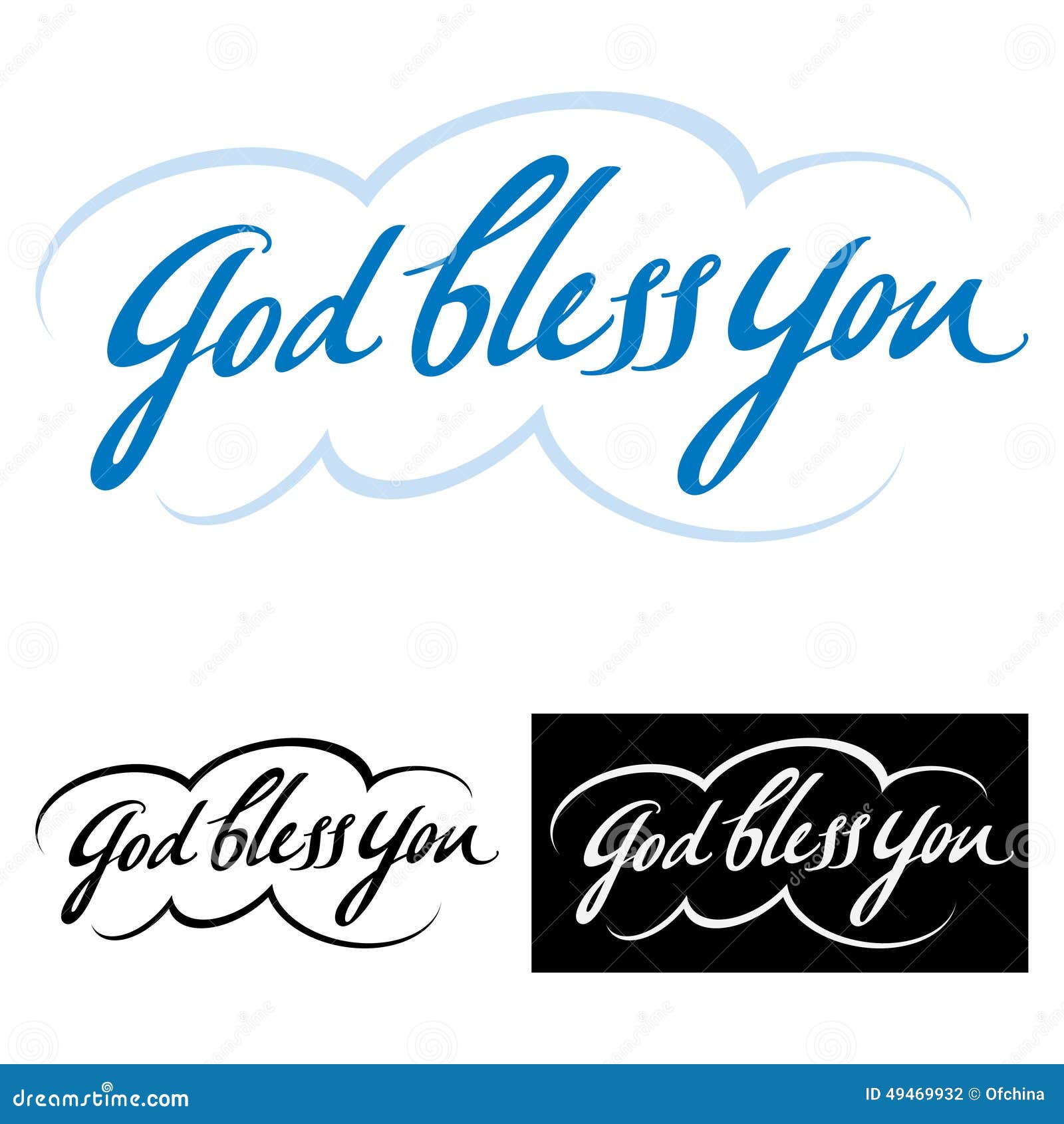 God bless you stock vector. Illustration of inspiration - 49469932