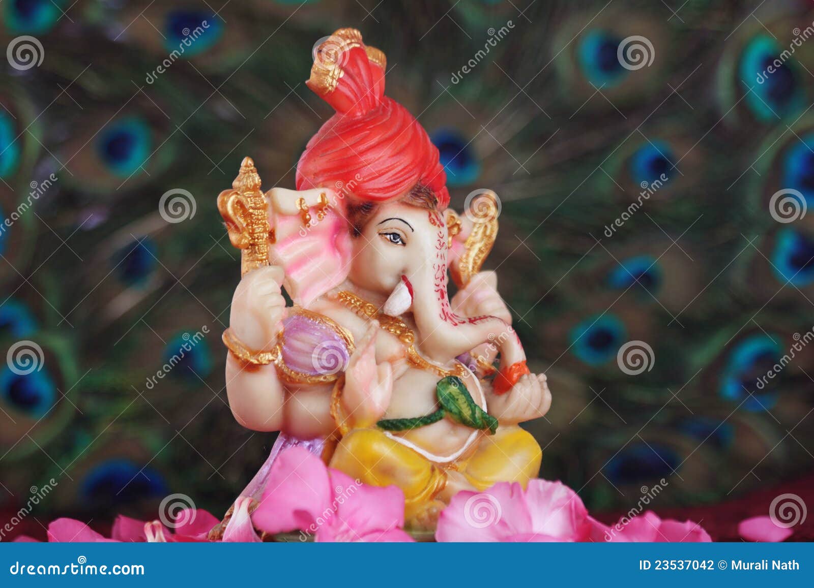 God Ganesha stock photo. Image of asian, eastern, painting - 23537042