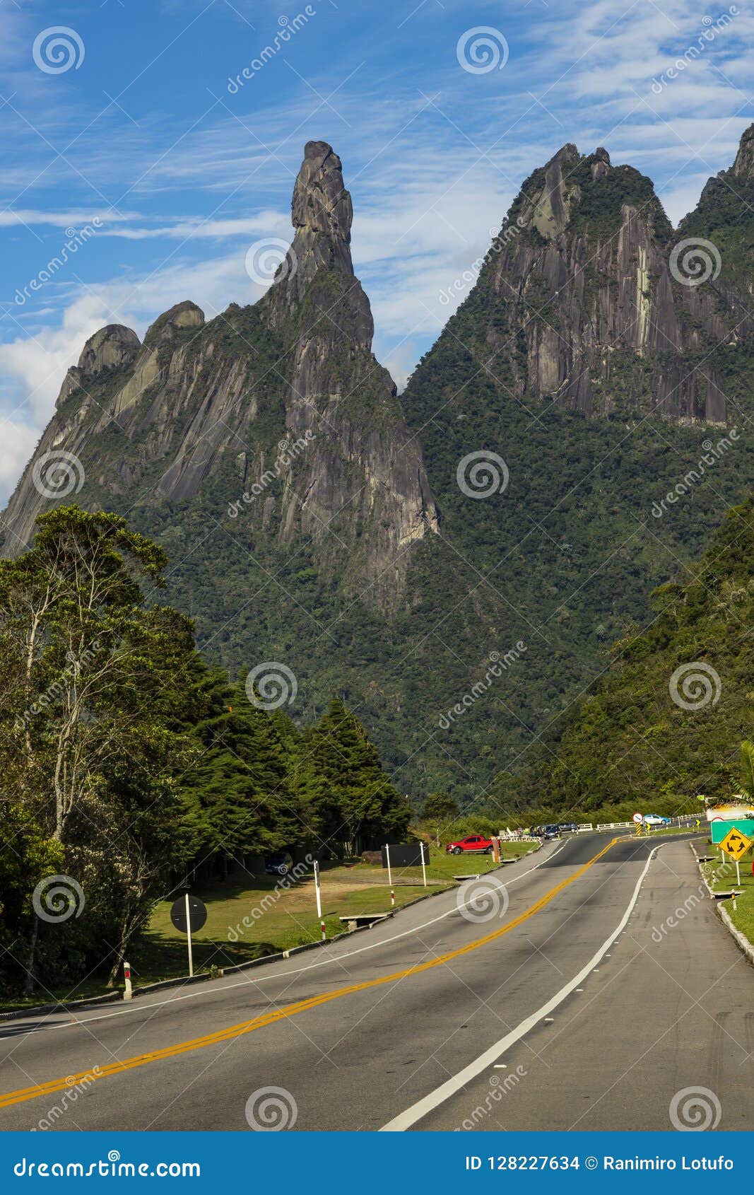 God`s Finger Landscape, Rio De Janeiro State Mountains. Located Near ...