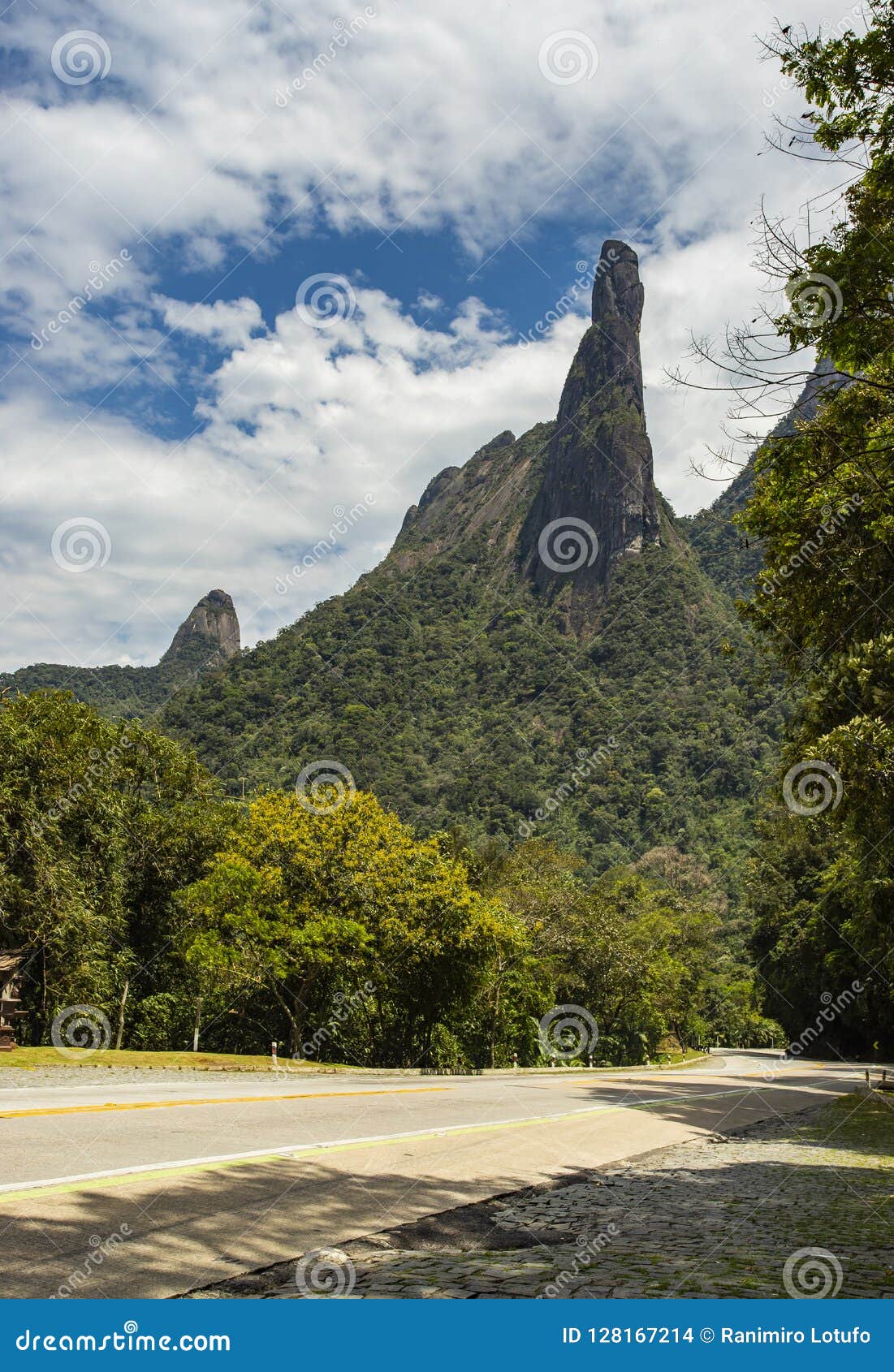 God`s Finger Landscape, Rio De Janeiro State Mountains. Located Near ...