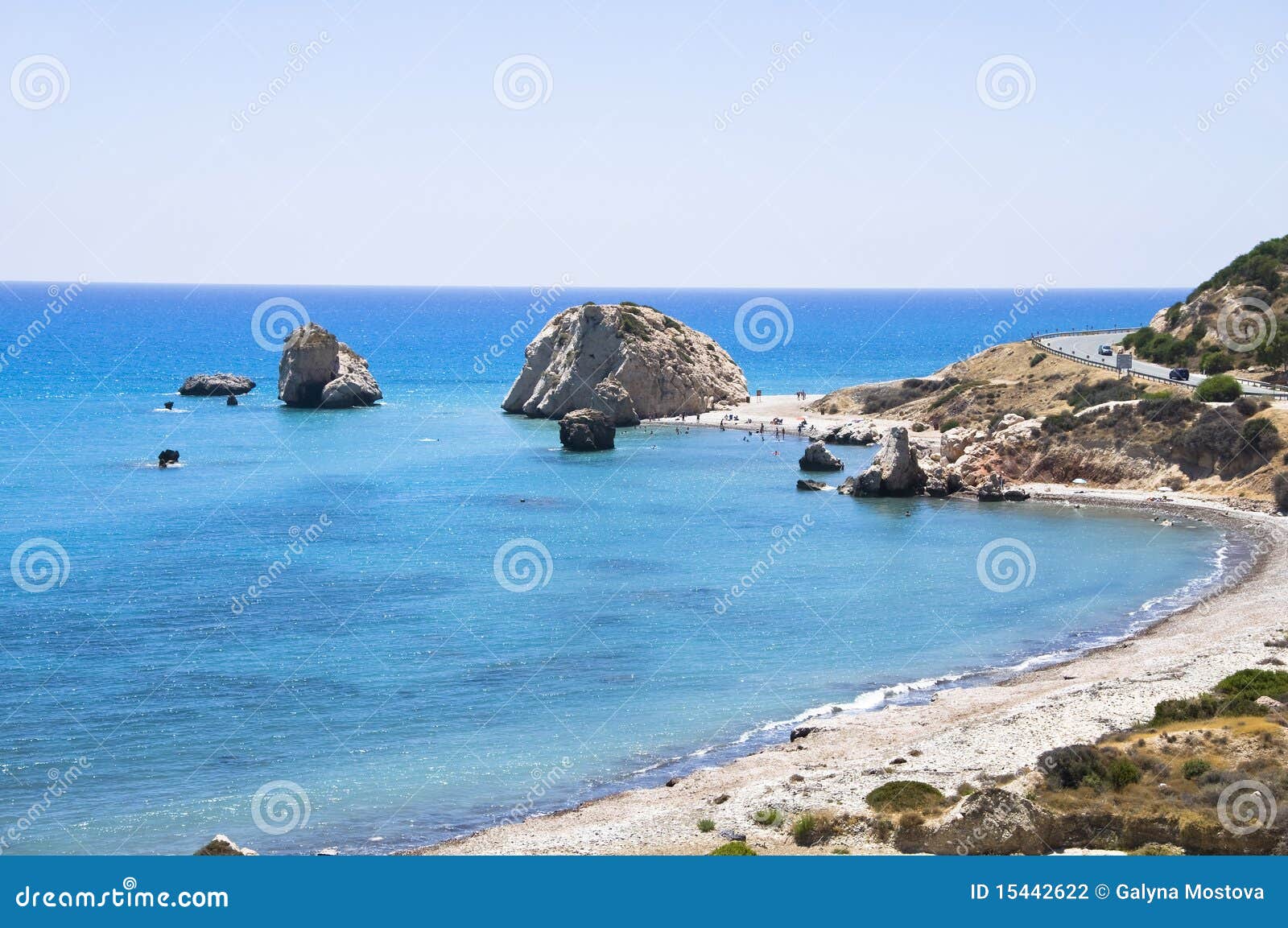 goddess aphrodite venus rock in cyprus