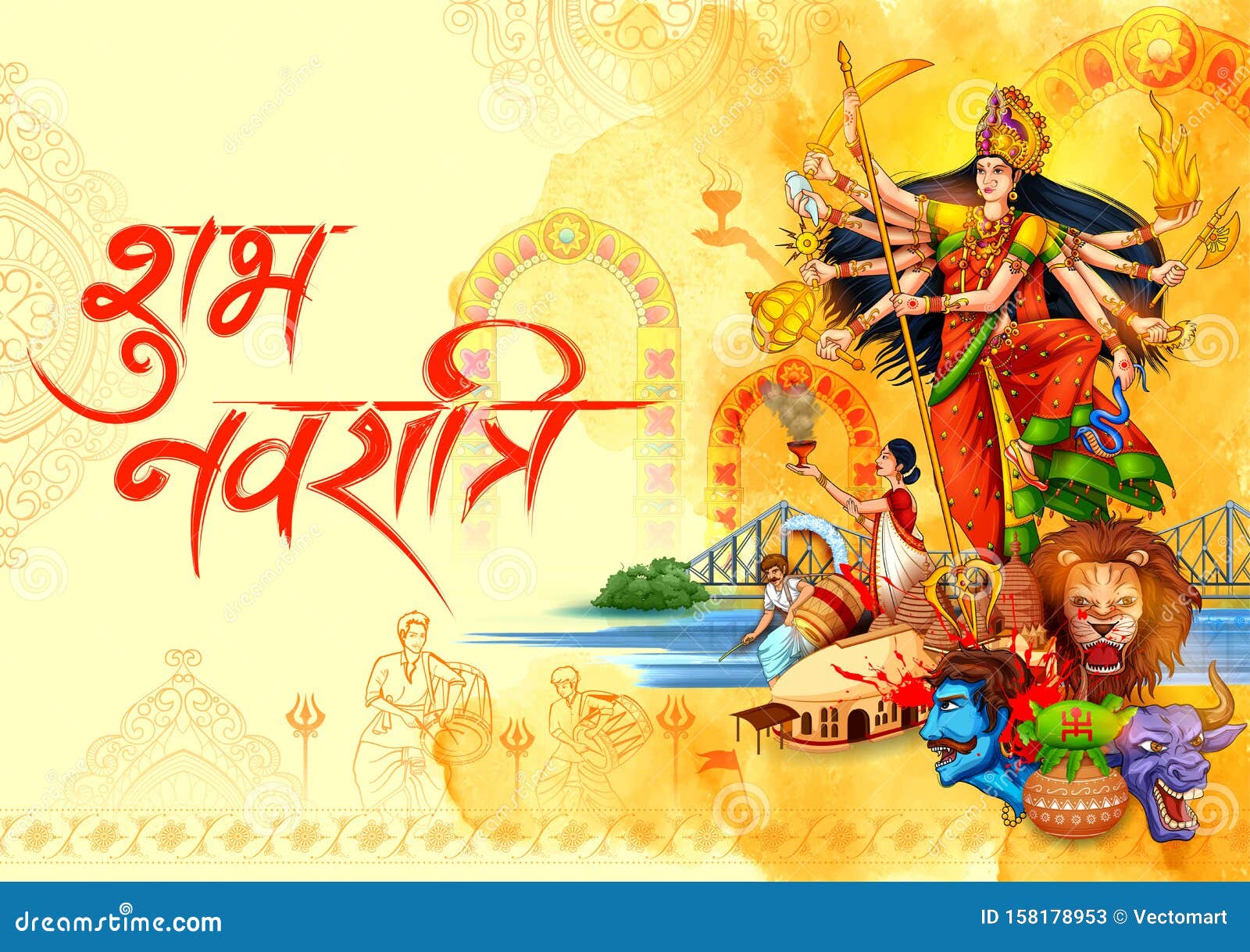 Bộ sưu tập Navratri banner background 2022 Đa dạng, nghệ thuật