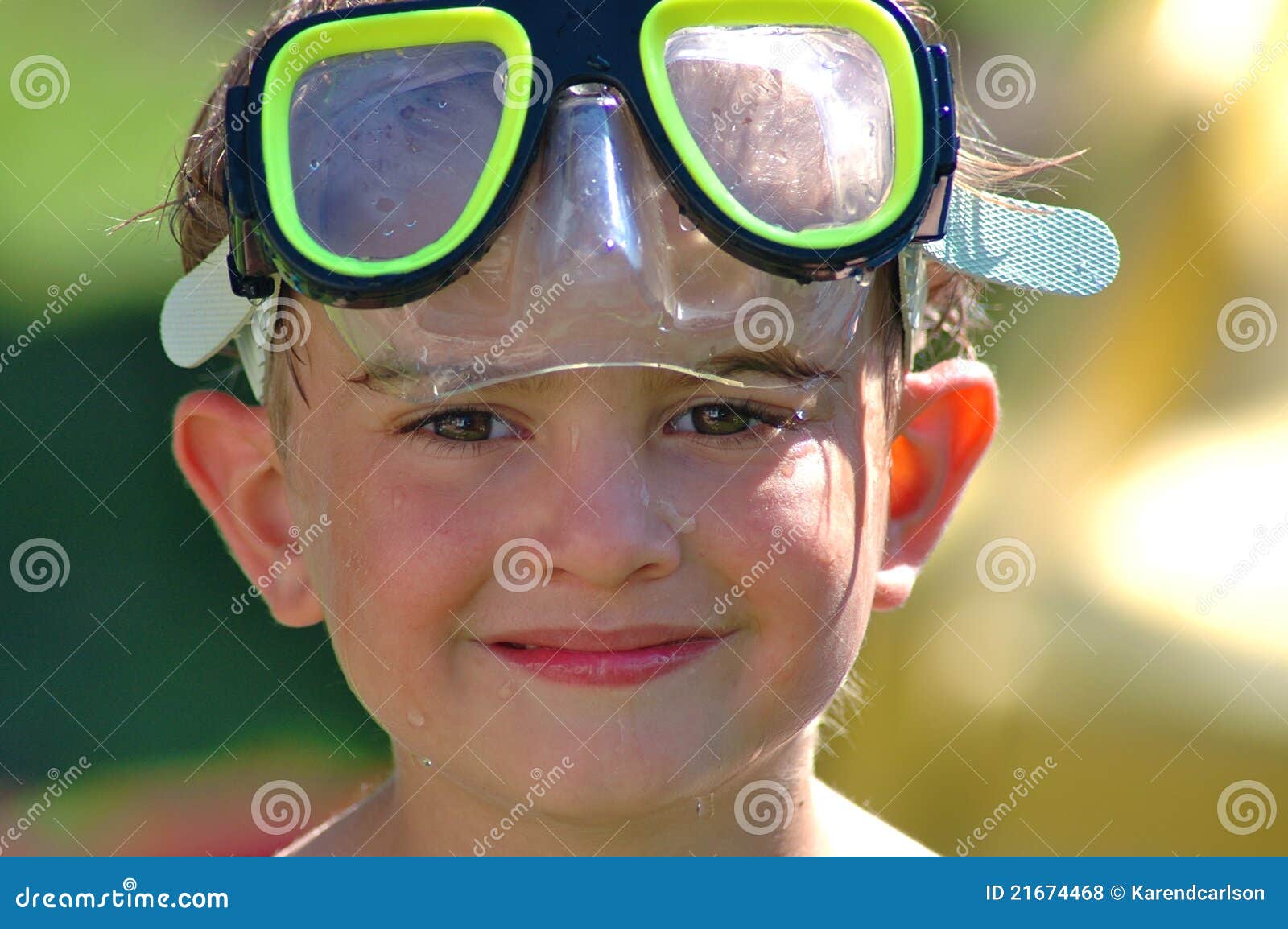 Goggle boy stock photo. Image of nose, swim, goggles 21674468