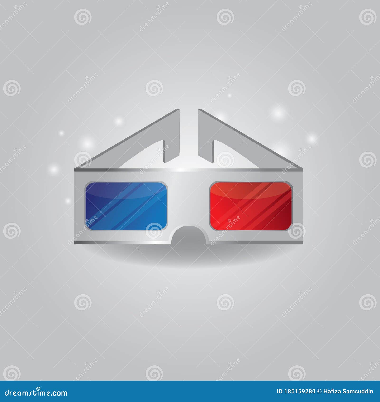 Goggles. Vector Illustration Decorative Design Stock Vector