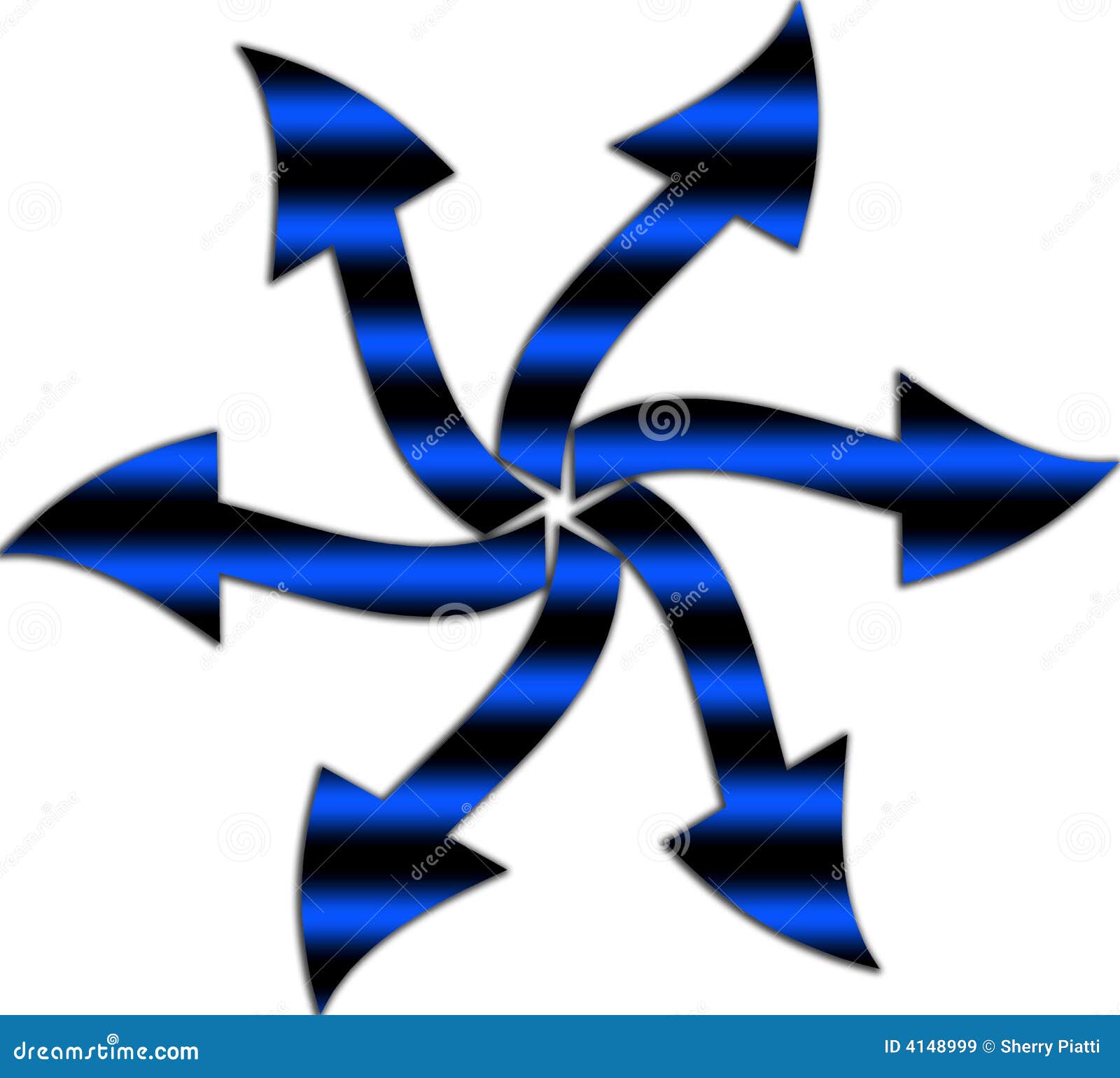 Going in All Directions stock illustration. Illustration of book 4148999