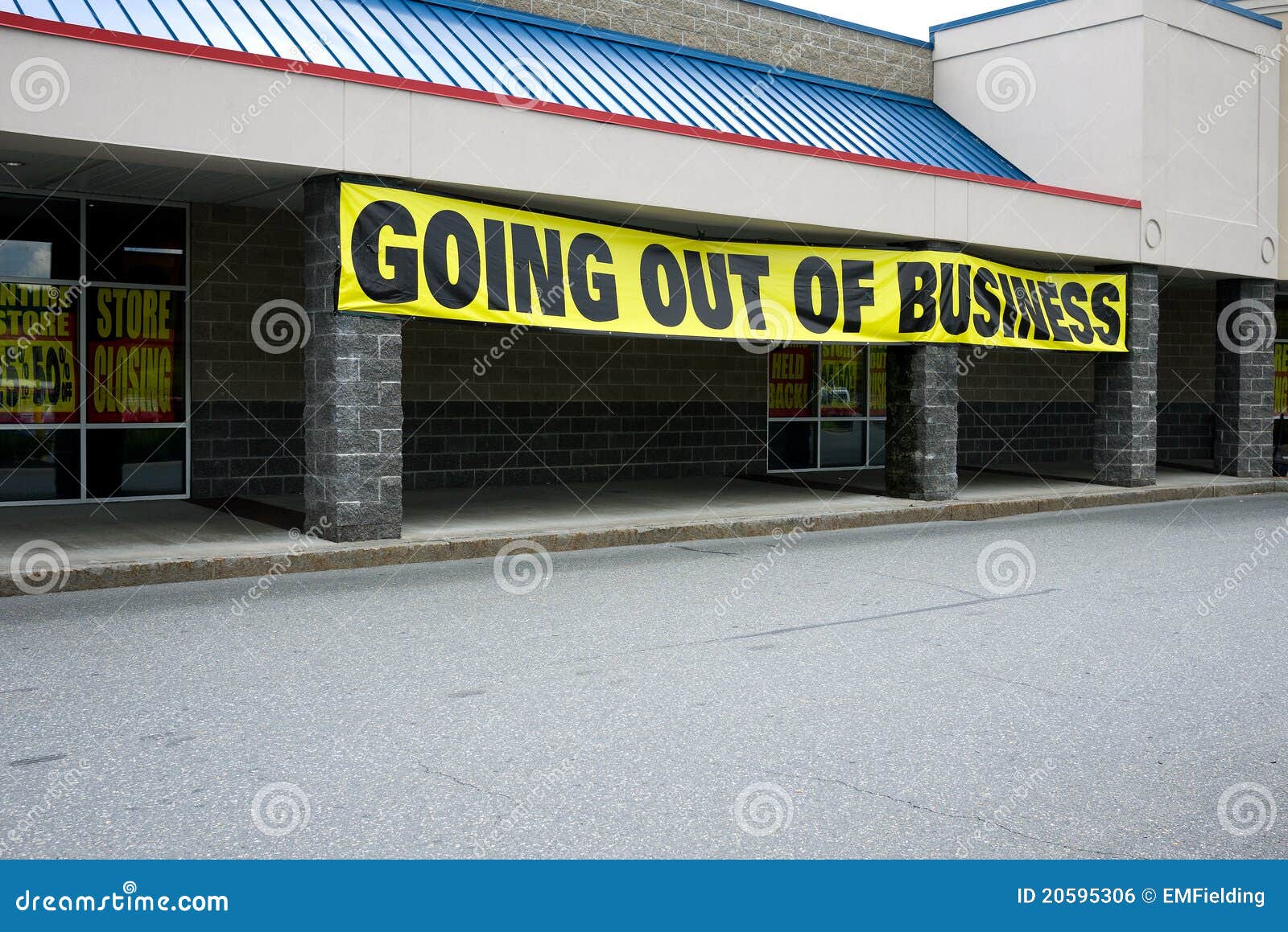 Going Out of Business stock photo. Image of business 20595306