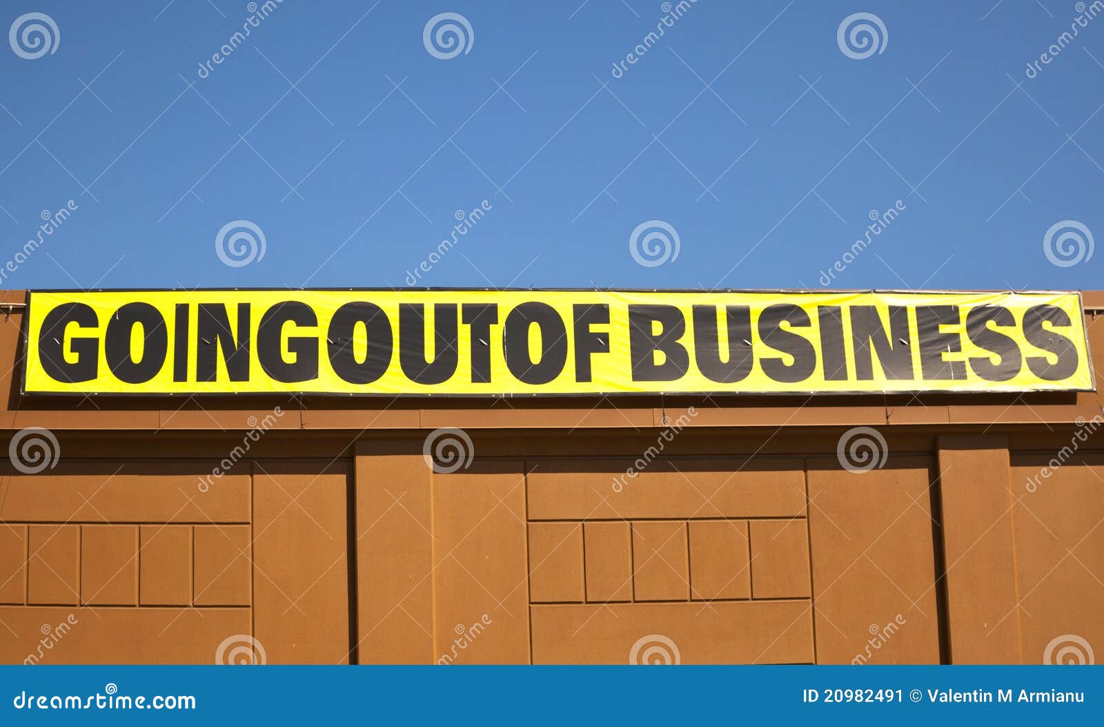 Going out of business stock image. Image of sale, liquidation 20982491