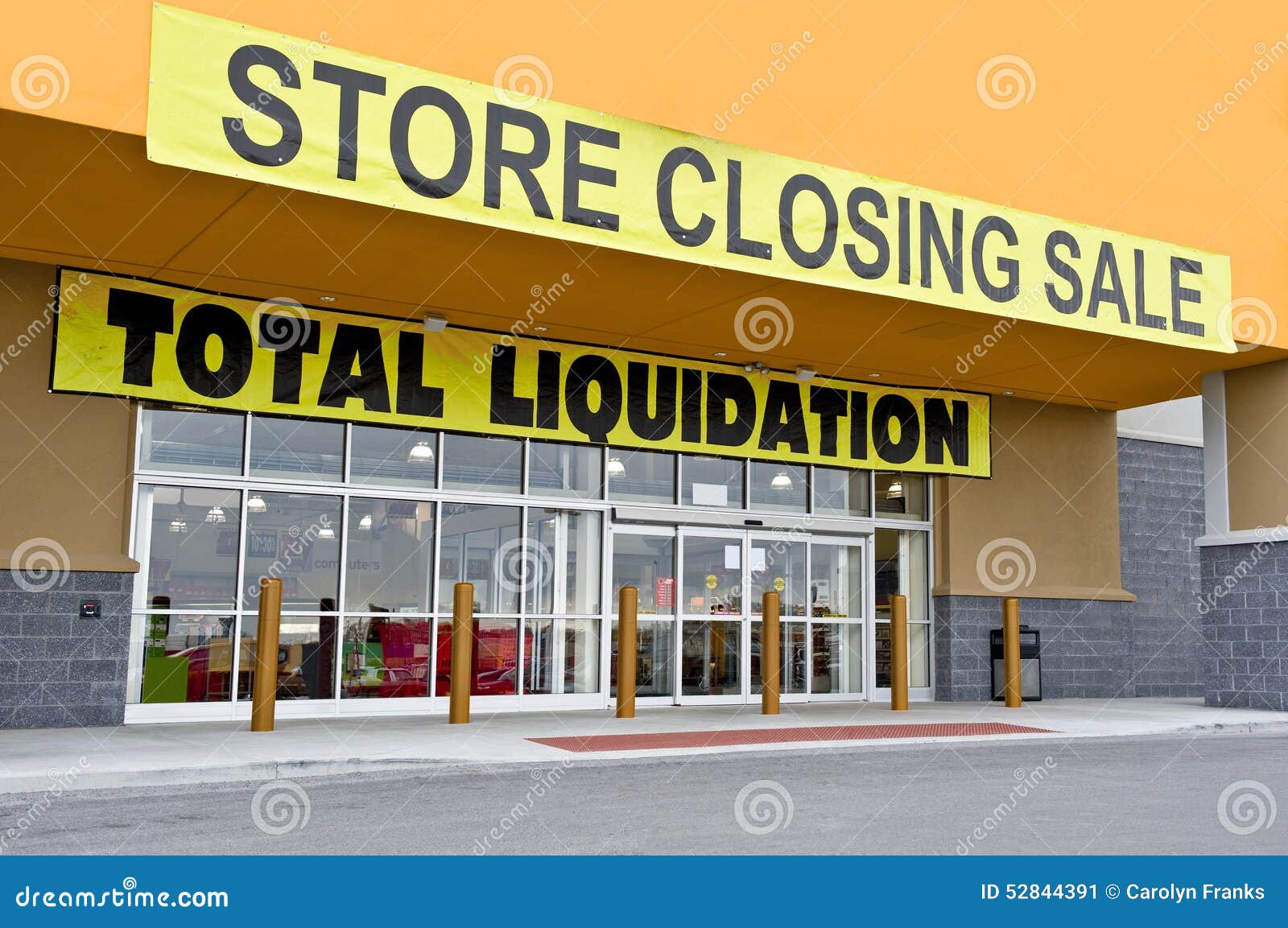Going Out of Business Revised Stock Image Image of people, economic