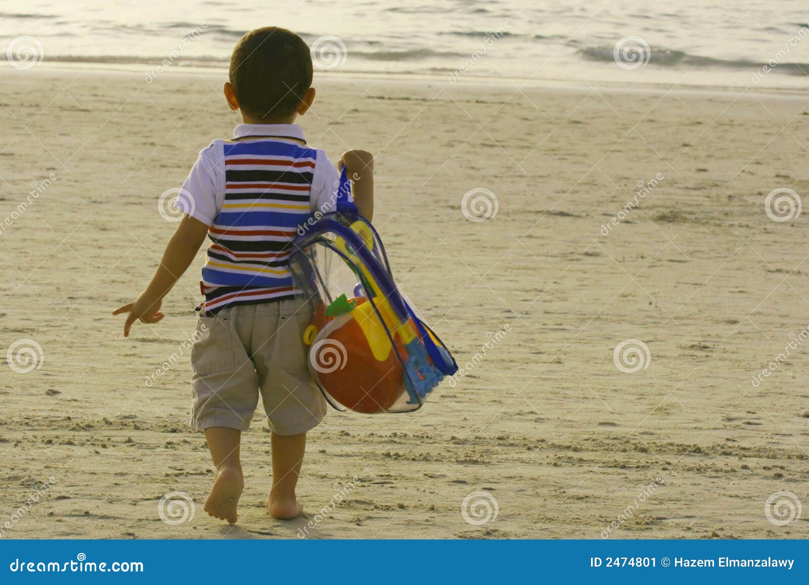 Going to the beach stock image. Image of walking, summer 2474801