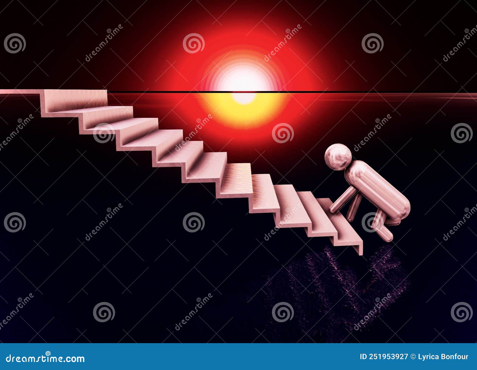 going up illumination 3d