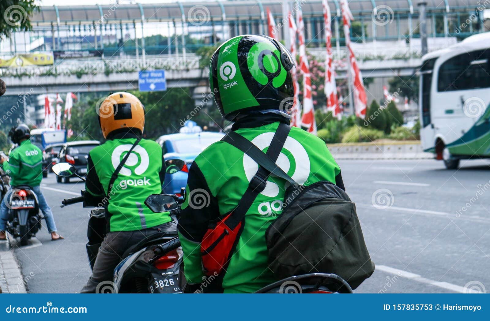  Gojek  Motorcycle  Taxi editorial stock photo Image of 