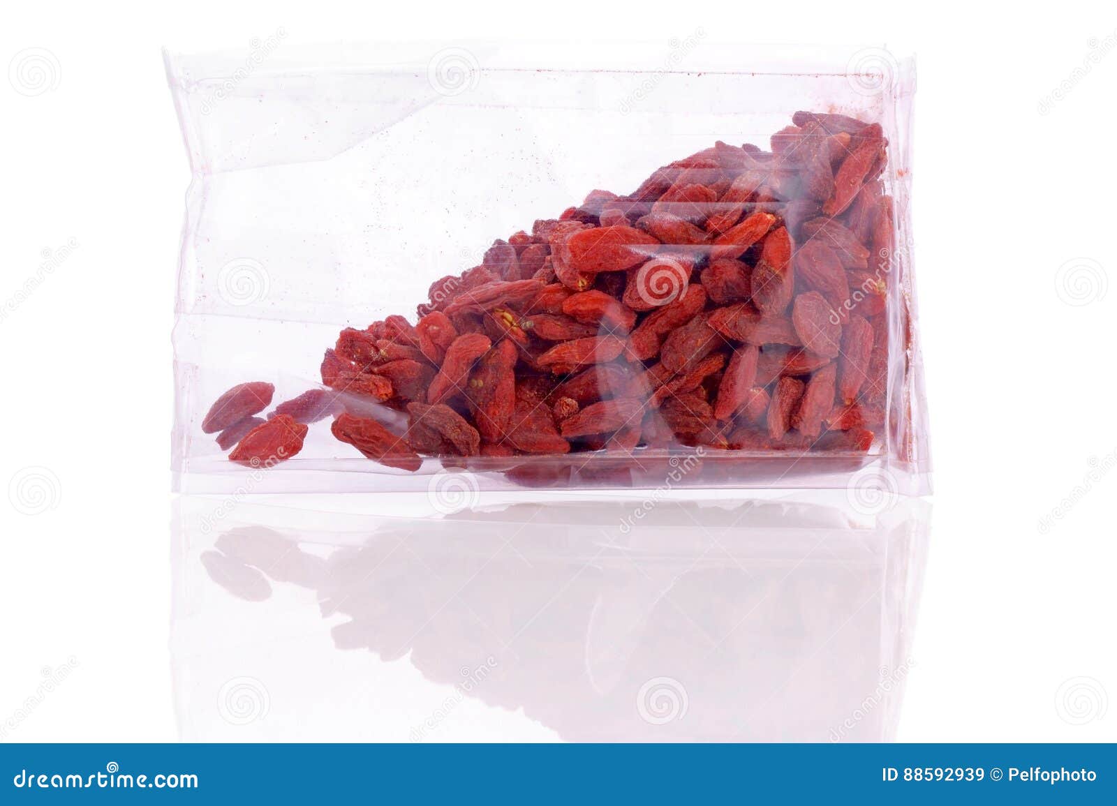Goji Berries in the Packaging Bag. Stock Image Image of acid, energy