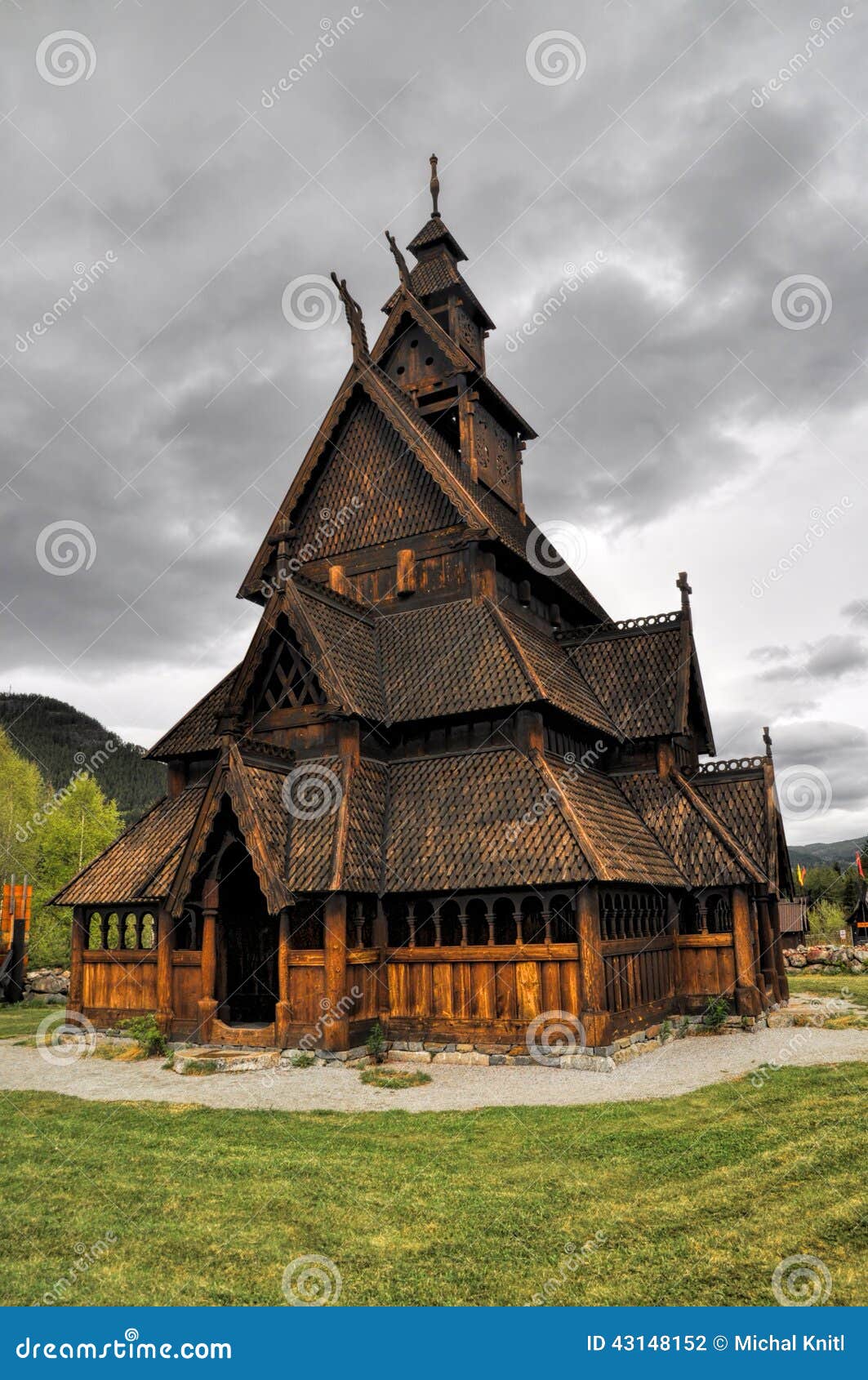 gol, wooden church in norway