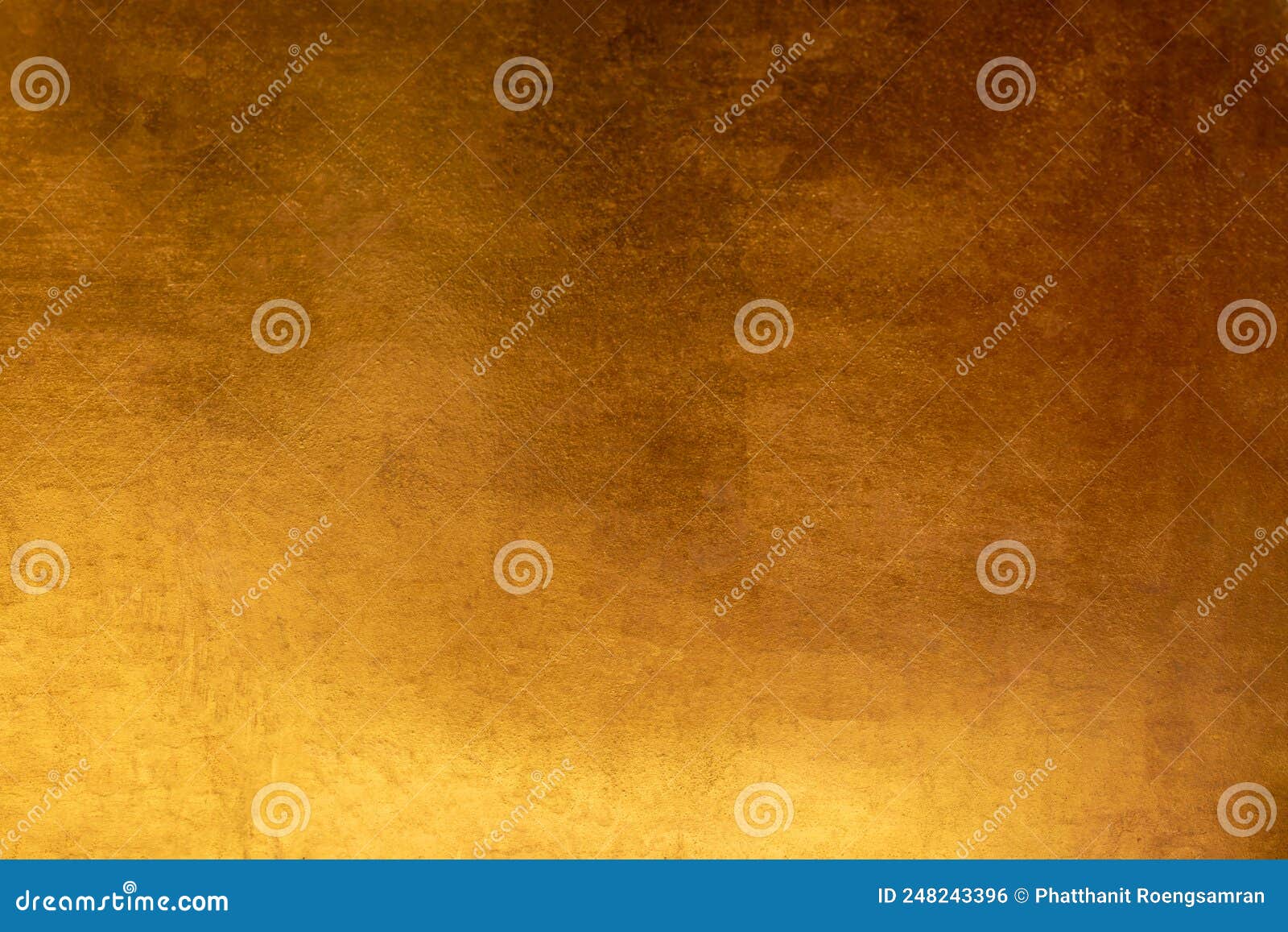 Gold Abstract Background or Texture and Gradients Shadow Horizontal