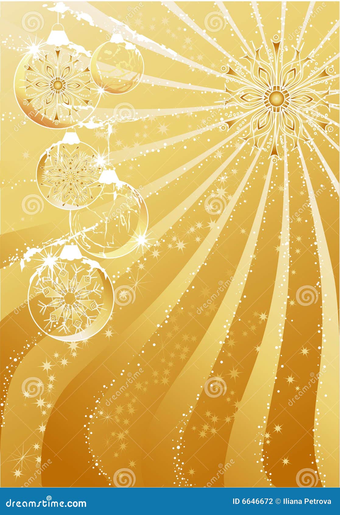 Gold abstract christmas stock vector. Illustration of card 6646672