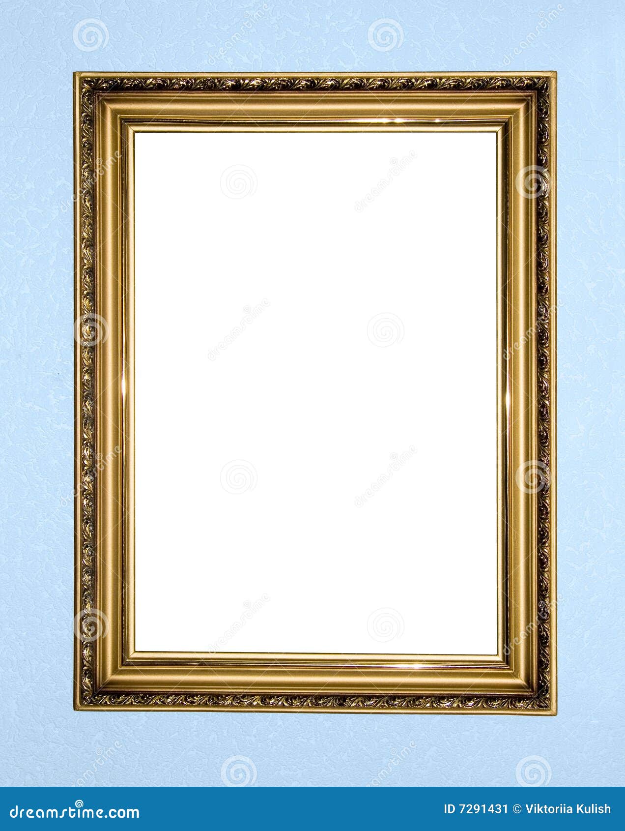 Gold antique frame stock image. Image of interior, decoration 7291431
