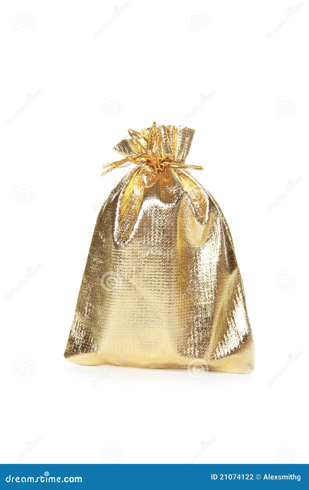 Gold bag stock photo. Image of fabric, detail, holiday 21074122