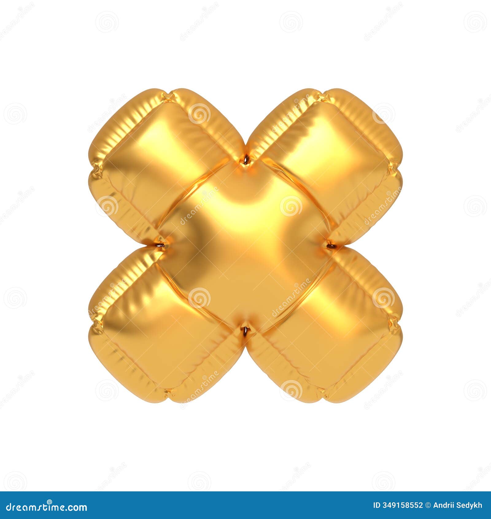 gold balloon cross  