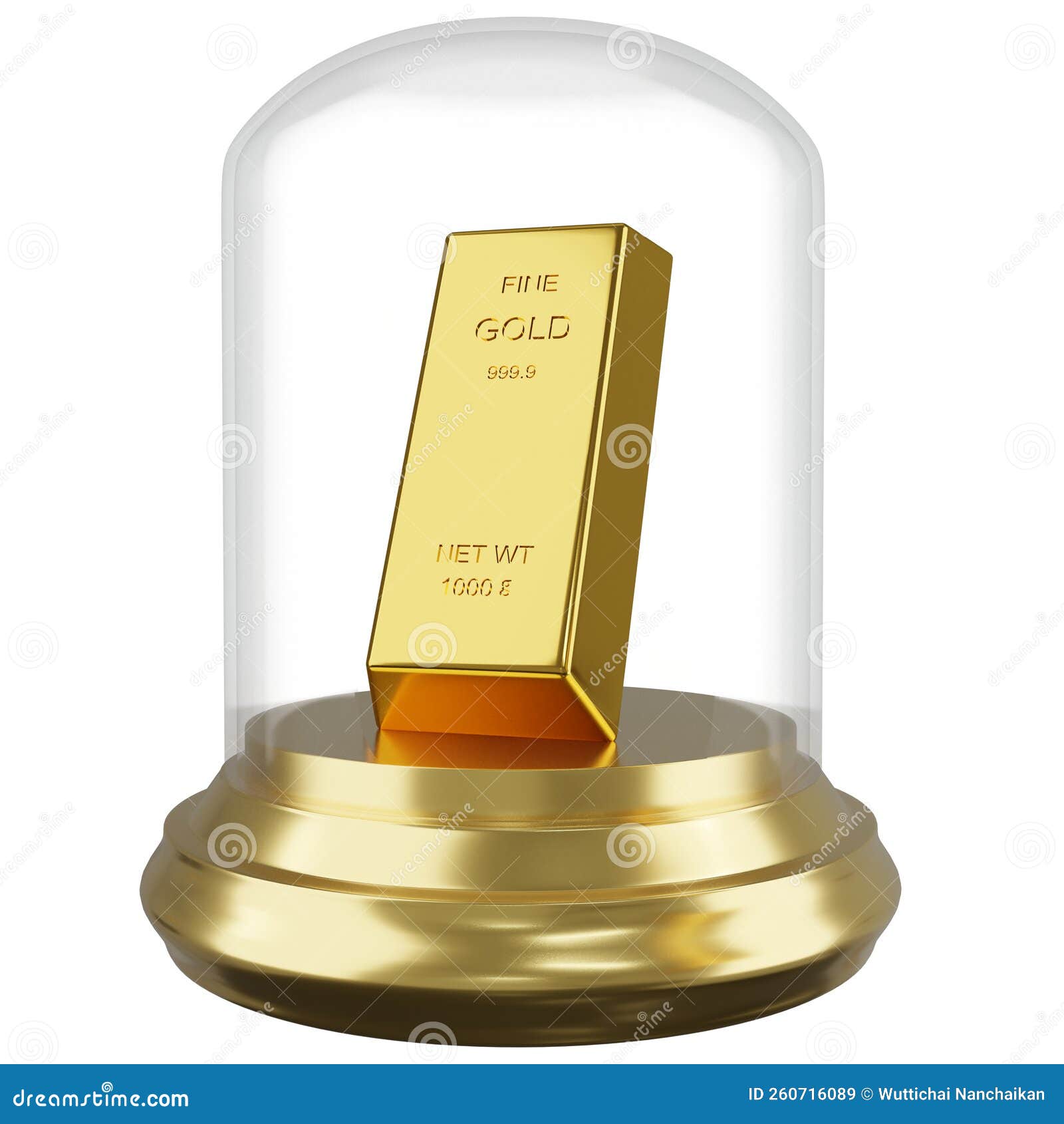 Gold bar on glass jar stock image. Image of cover, trading 260716089