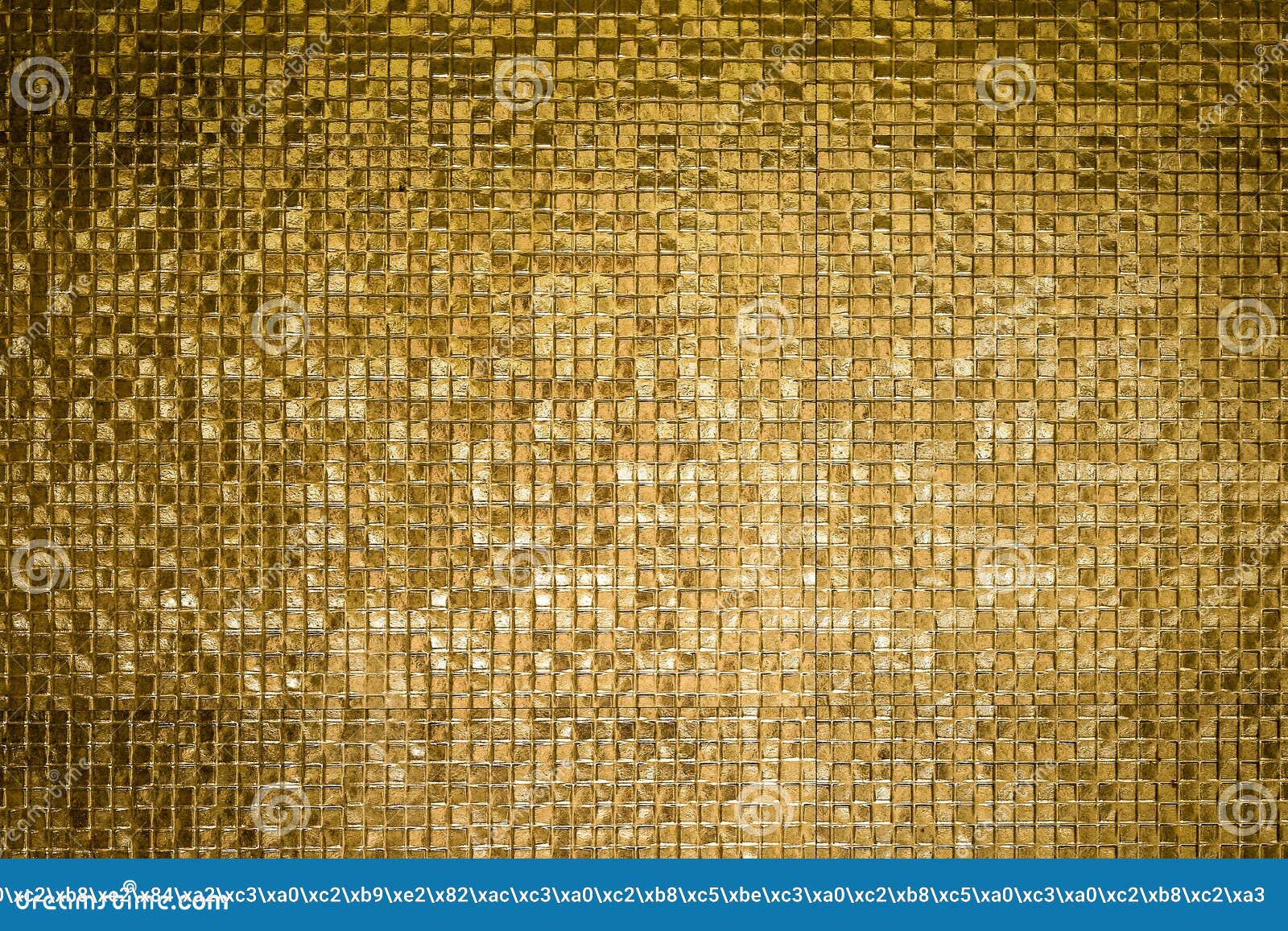 Gold Bathroom Wall Texture, Beautiful Pattern Reflecting Light, Quaint