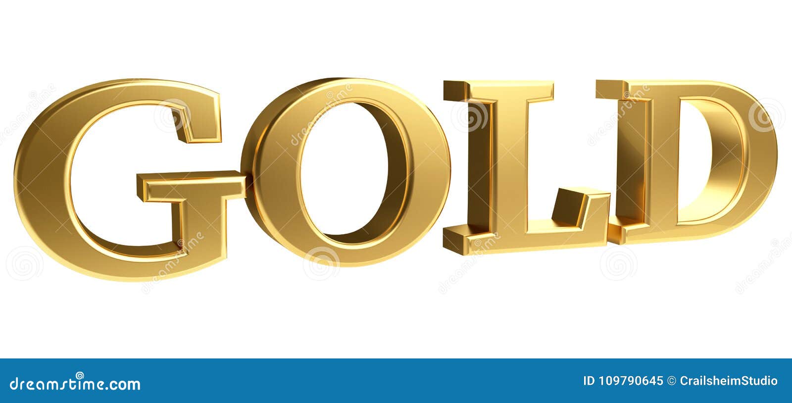 gold bold letters 3d rendering stock illustration illustration of