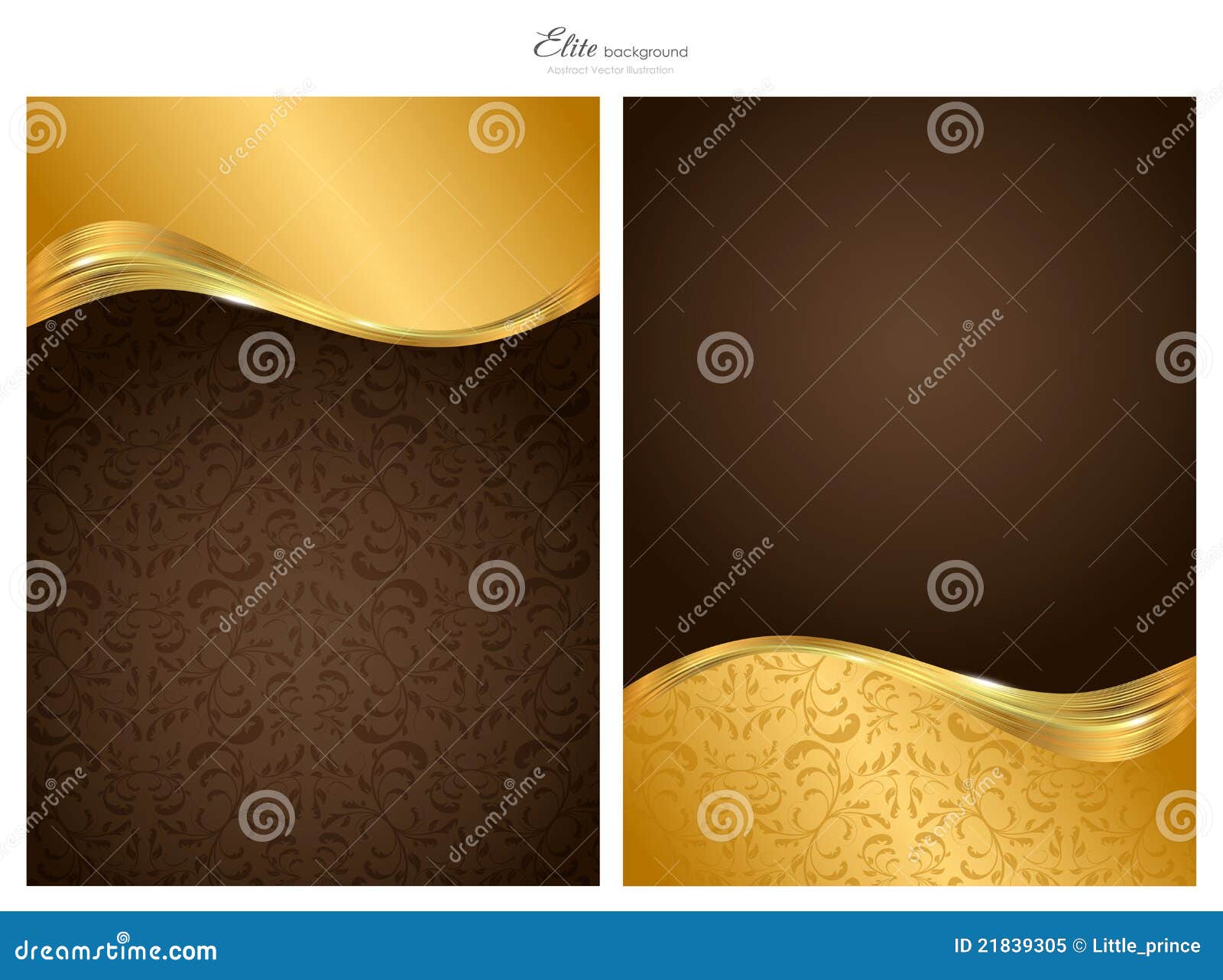 gold and brown abstract background