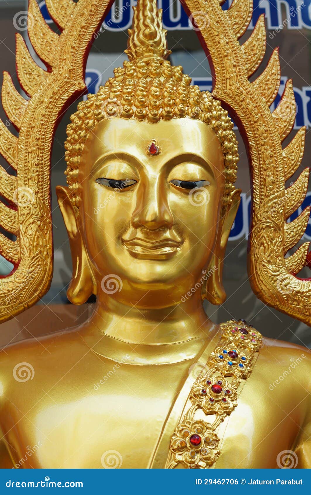 The gold buddha stock photo. Image of religion, asian 29462706