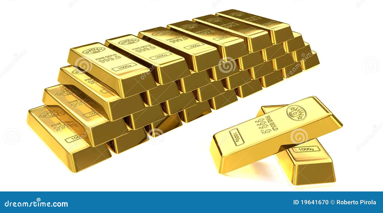 Gold Bullion Graph Arrow Stock Image | CartoonDealer.com #9140737