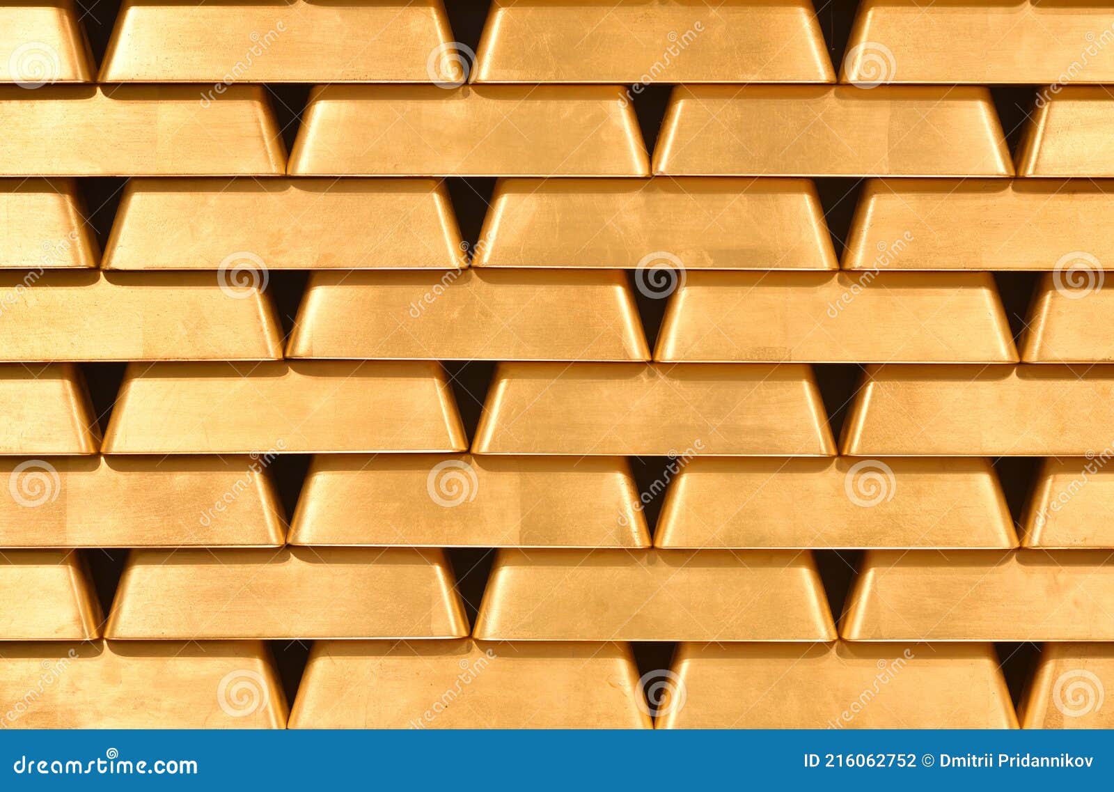 gold bullion wall texture. gold bullion background, pattern