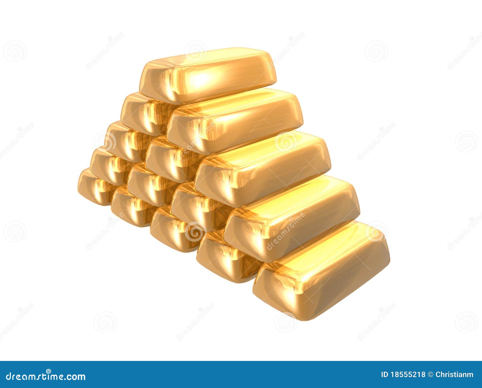 Gold bullions stock photo. Image of bullions, rich, bank 18555218