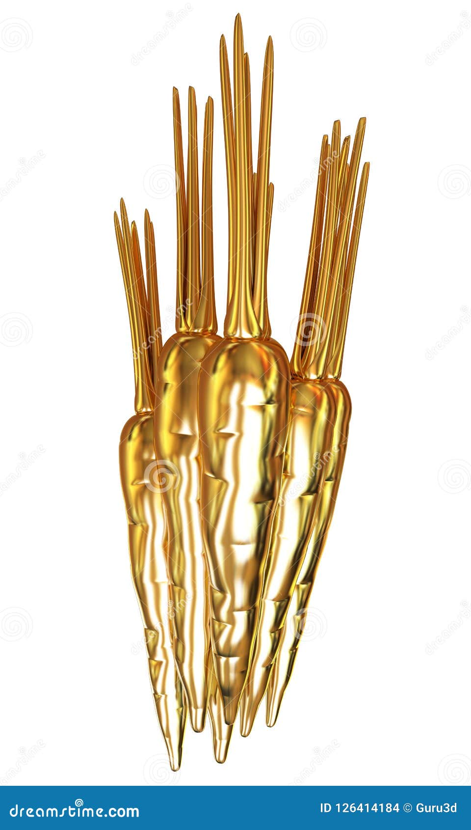 The Gold Carrots stock illustration. Illustration of diet 126414184