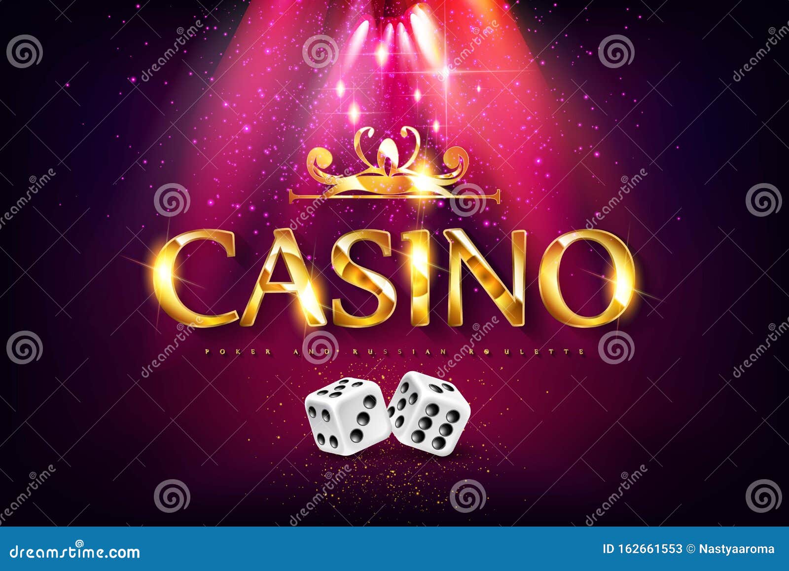 Gold Casino background stock illustration. Illustration of luxury