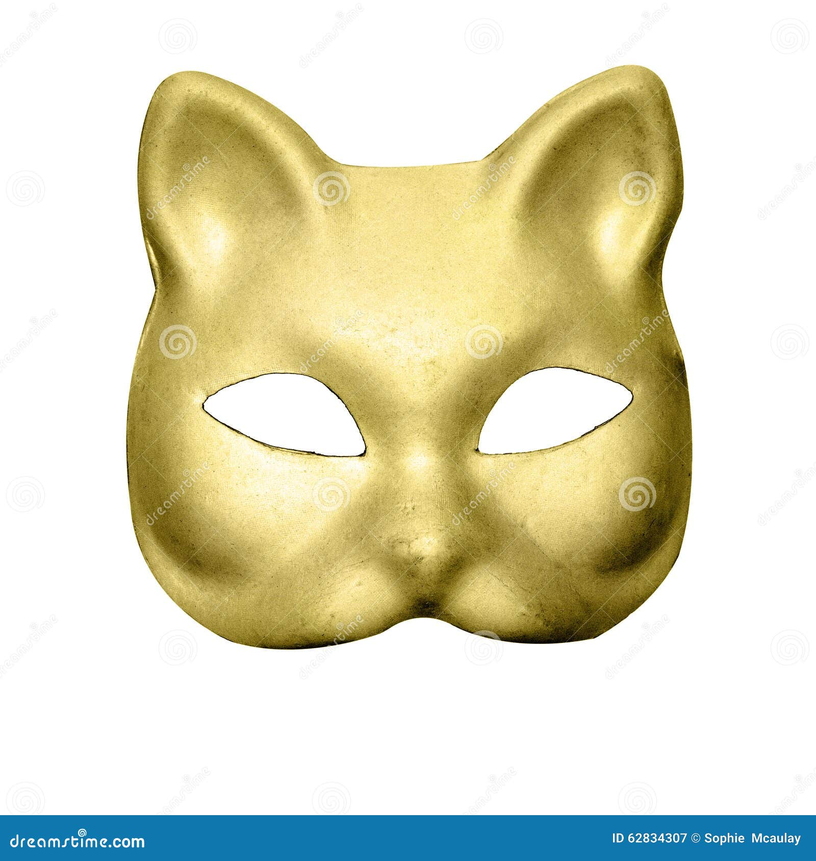 Gold cat mask stock image. Image of disguise, humor, fantasy 62834307
